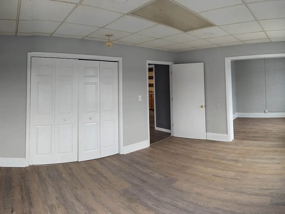 bedroom and office