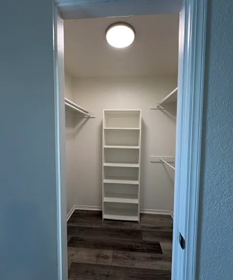 Master walk-in closet