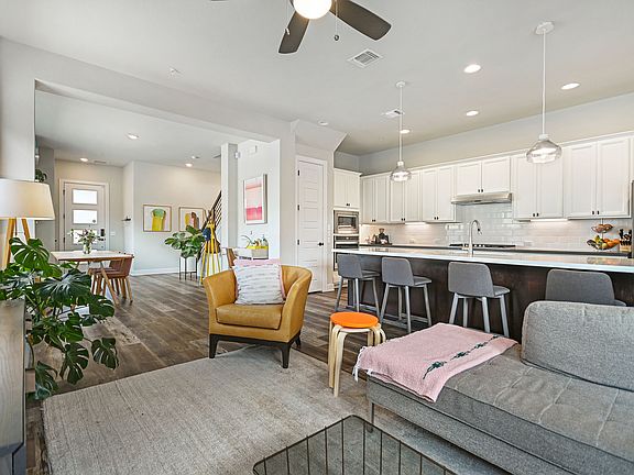 Open concept allows for multiple living spaces