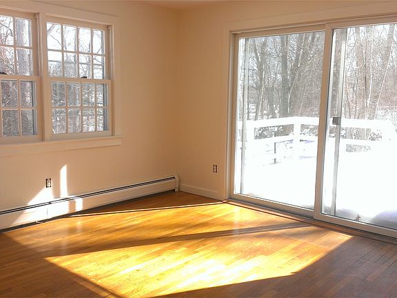 Spacious, sunny dining rm w/ water view front deck