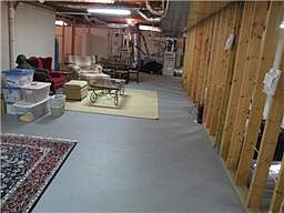 Basement with half bath