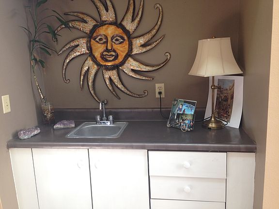 Wet bar in family room