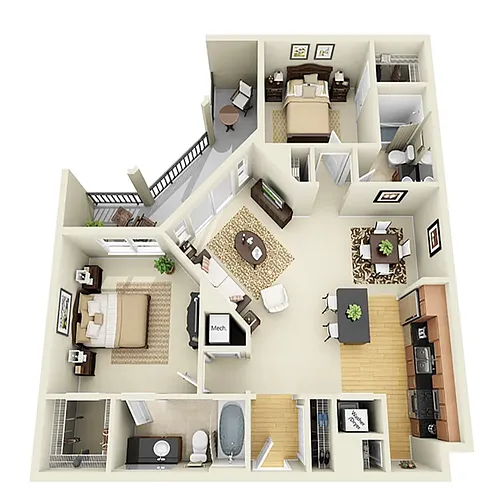 Floor plan B3