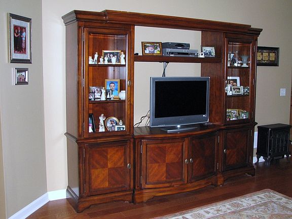 The Living Room offers good wall space for various furniture arrangements to your liking.