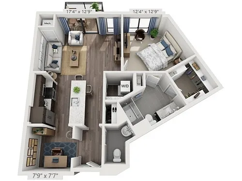 Floor plan B7