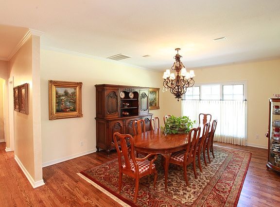 Beautiful Formal Dining & Chandelier