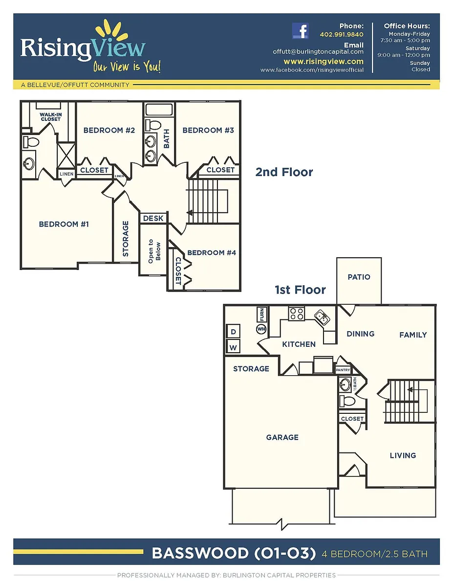 Floor plan Basswood