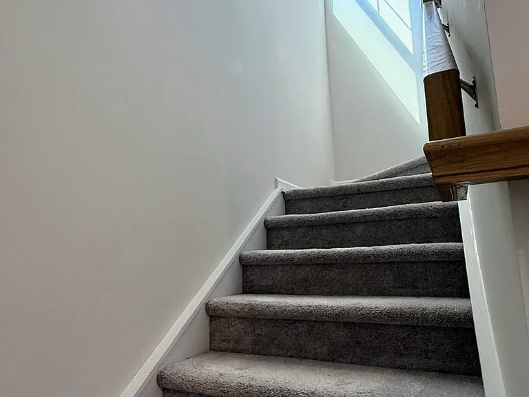 Bright stairs to the 2nd floor