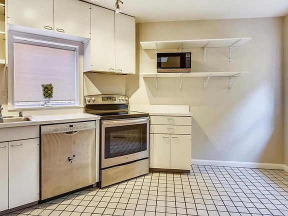 Kitchen with dining area.