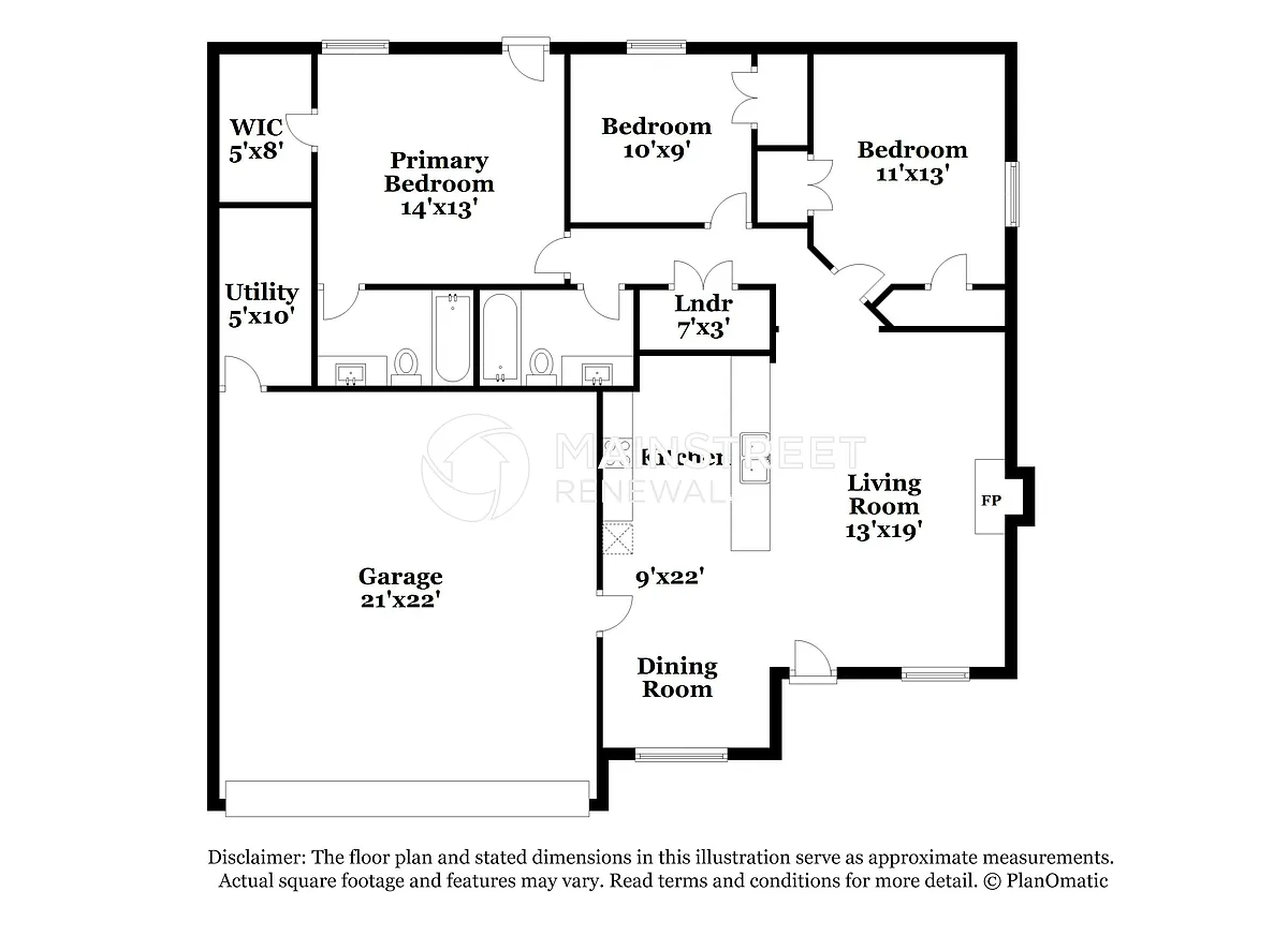 Floor Plan - 1050 Overlook St