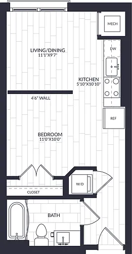 Floor plan Studio-SA1-2