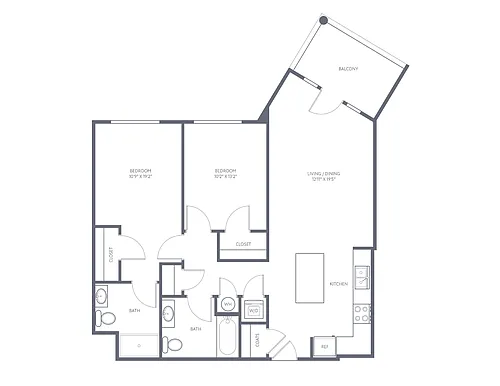 Floor plan 2B5