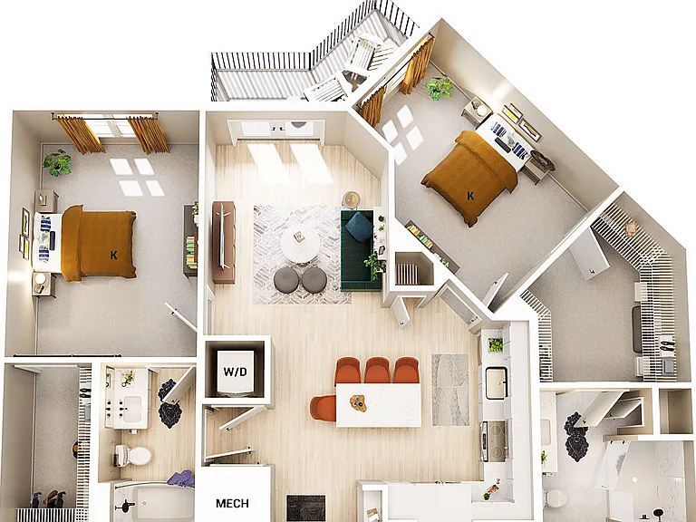 B3 floor plan Broadstone 2Thirty