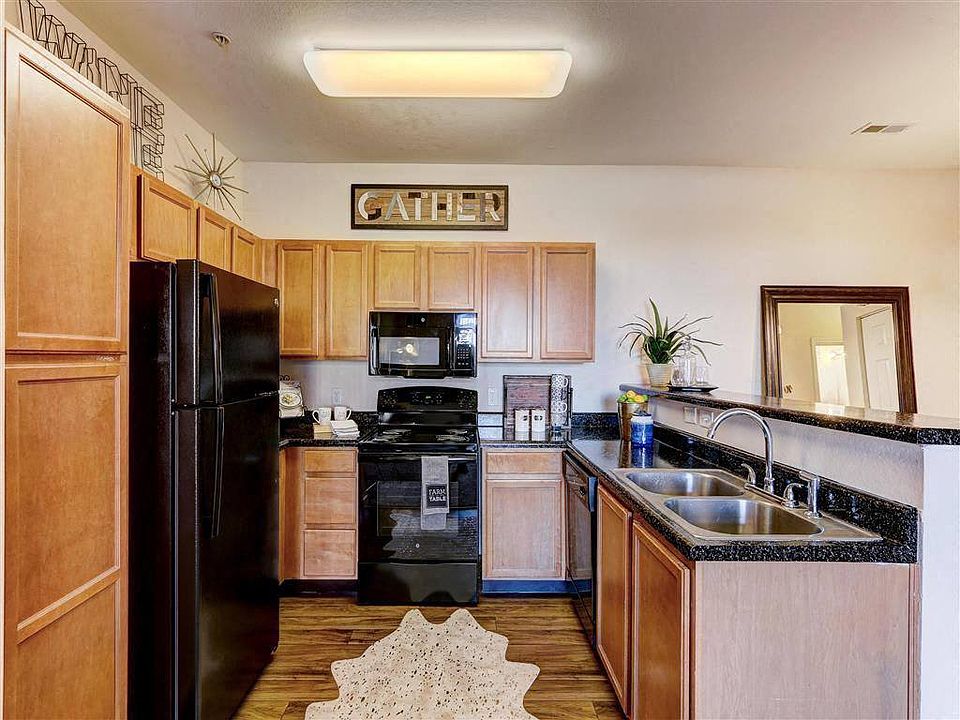 Residence at North Penn kitchen with hardwood floors