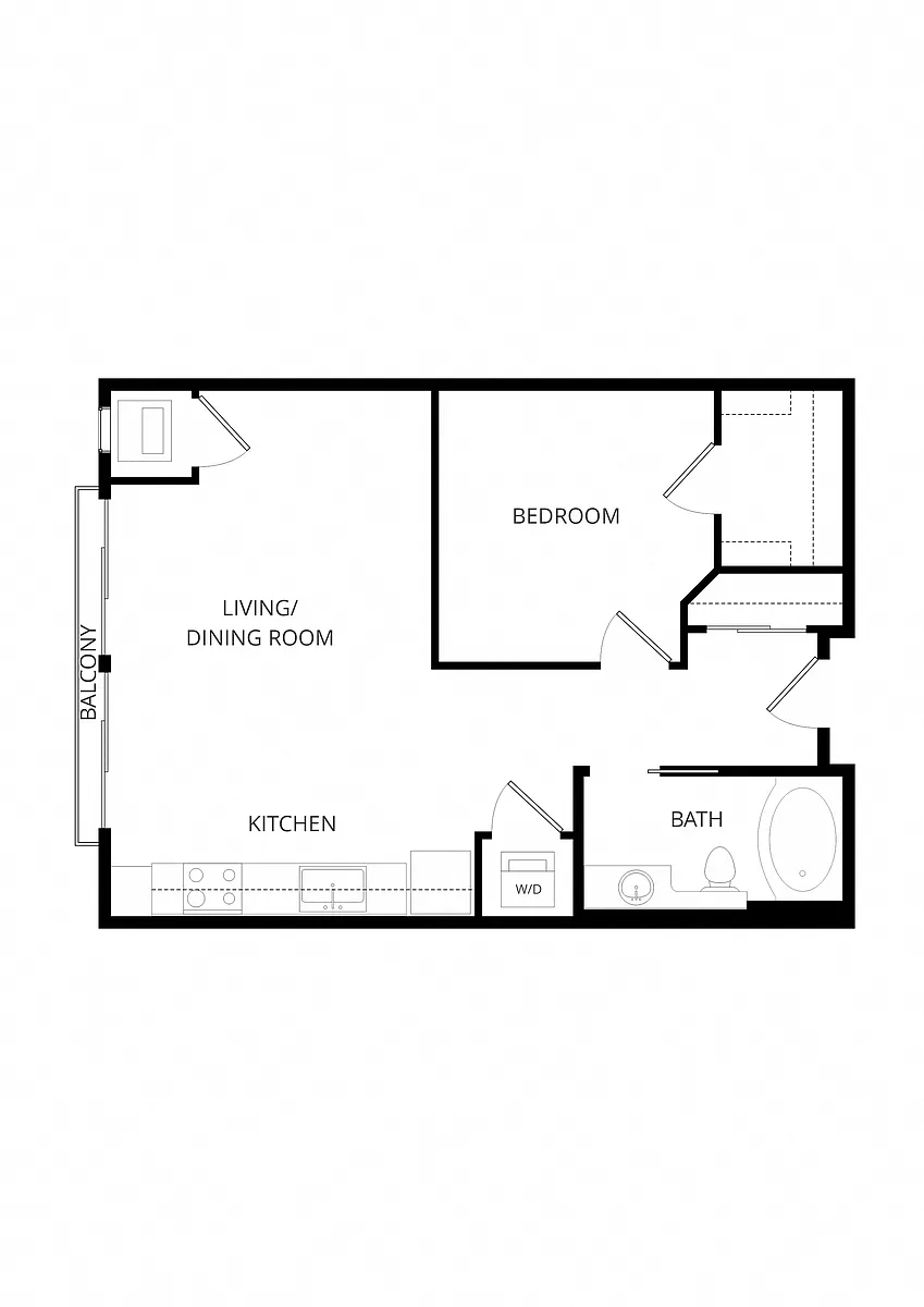 Floor plan A2 Studio
