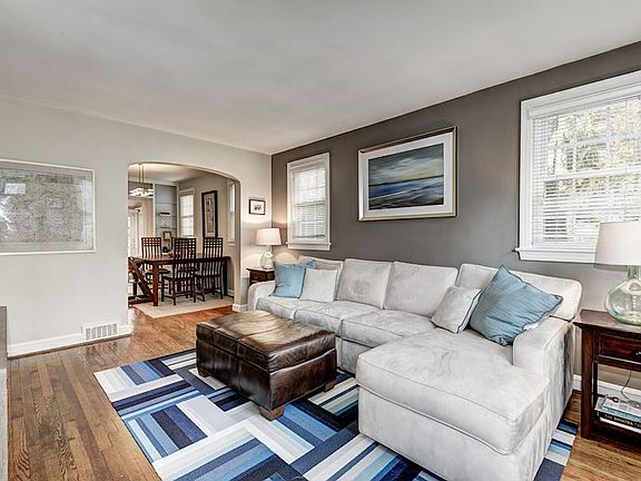 Family Room With Hardwoods