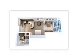 Floor plan Studio E