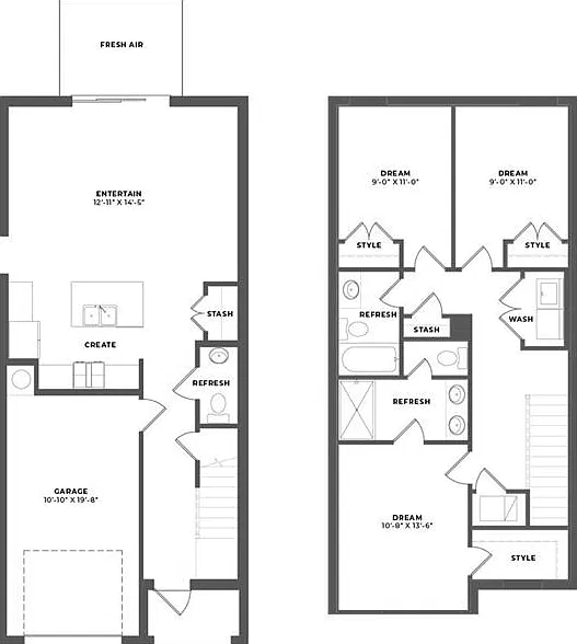 3 bed, 2.5 bath, 1405 sqft, $2,522 — Photo 2
