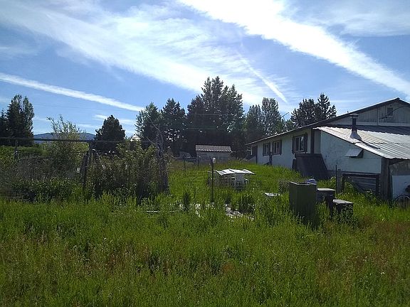 Back yard and garden area