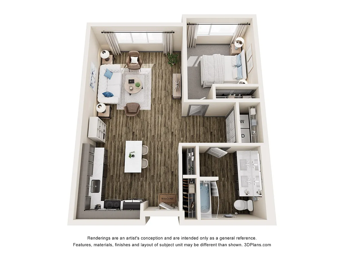 Floor plan A1c