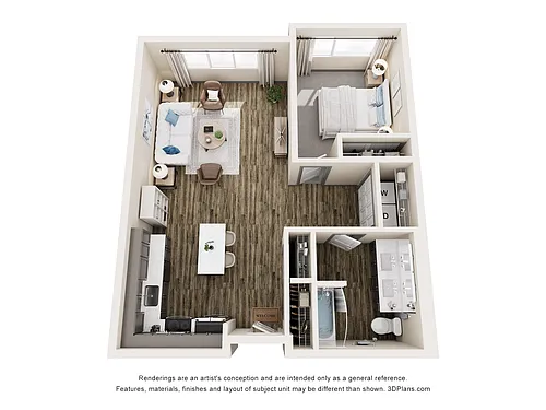 Floor plan A1c
