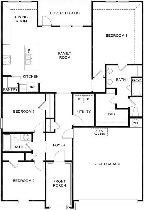 3 bed, 1620 sqft, $2,180 — Photo 2