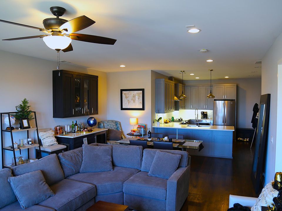 Furnished living area - open space concept