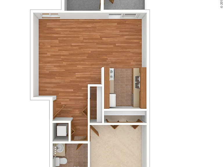 The Saxon: Beds - 1: Baths - 1: SqFt Range - 612 to 612