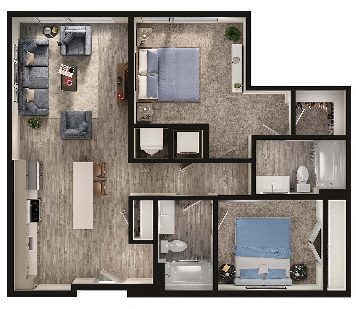 Floor plan B1