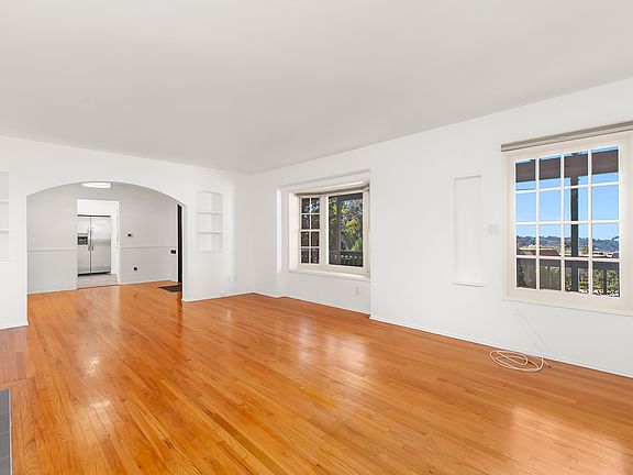 Living room view to front of house