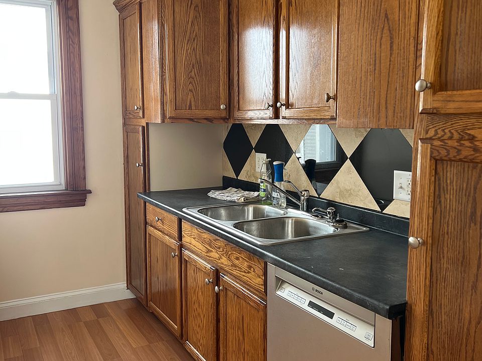 Galley Kitchen with dishwasher