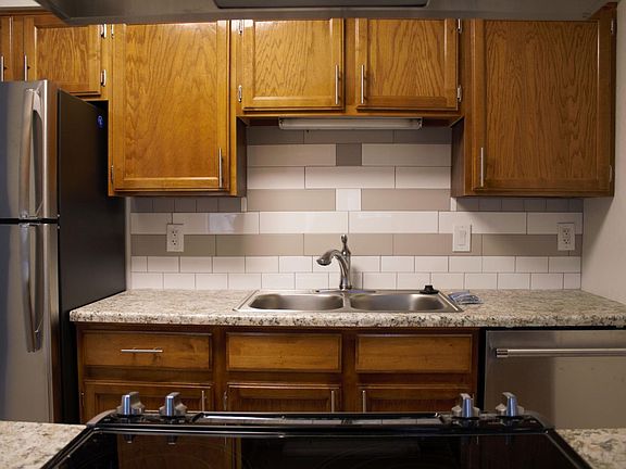 All new, top-of-the-line stainless steel kitchen appliances