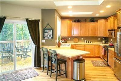 Bright and open kitchen