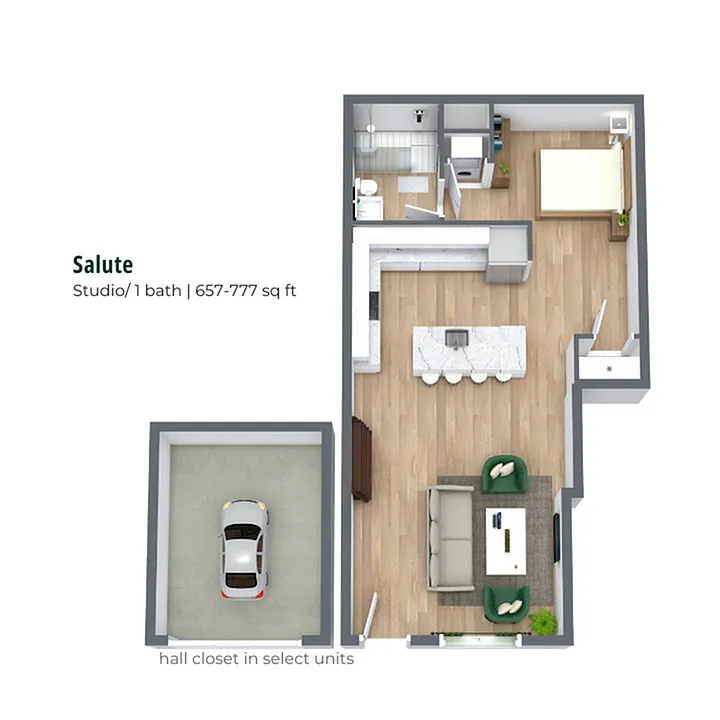 Floor plan Salute