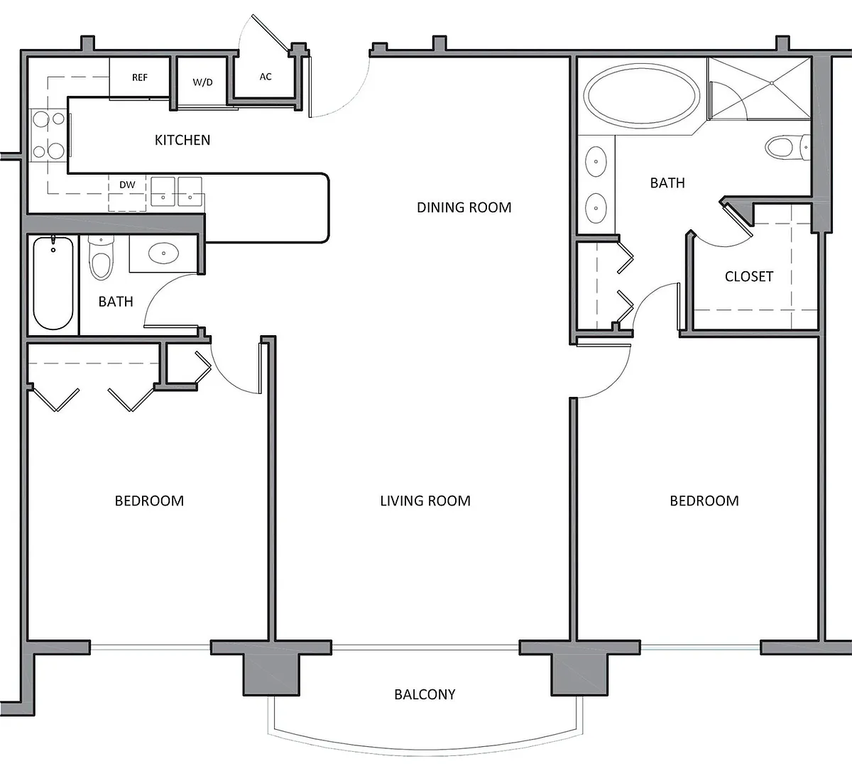 Floor plan 2AU