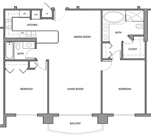 Floor plan 2AU