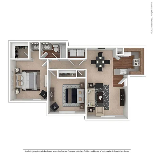 Floor plan Mosaic Plan B