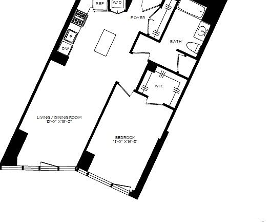 2nd image of 625 W 57th St APT 1516