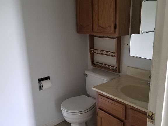 Vanity of the full bath upstairs.