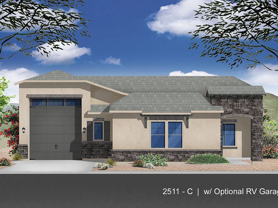 Elevation C w Optional RV Garage