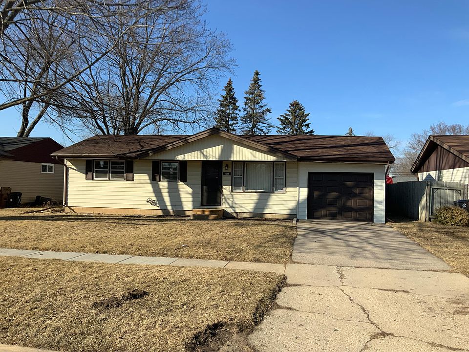 Front of house and garage
