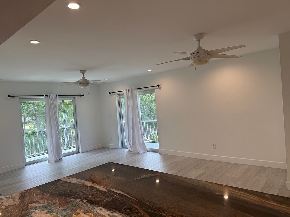 View of living room from kitchen