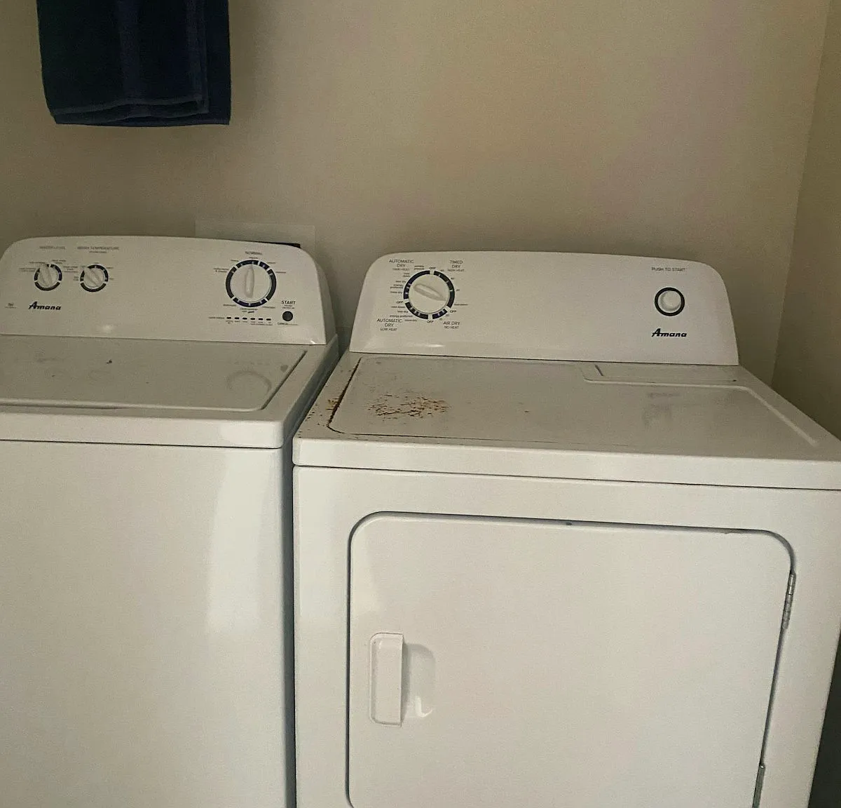 Wash and dryer