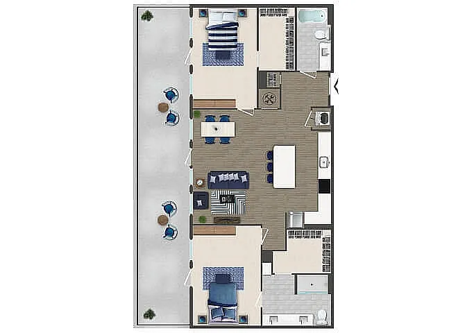 Floor plan B7