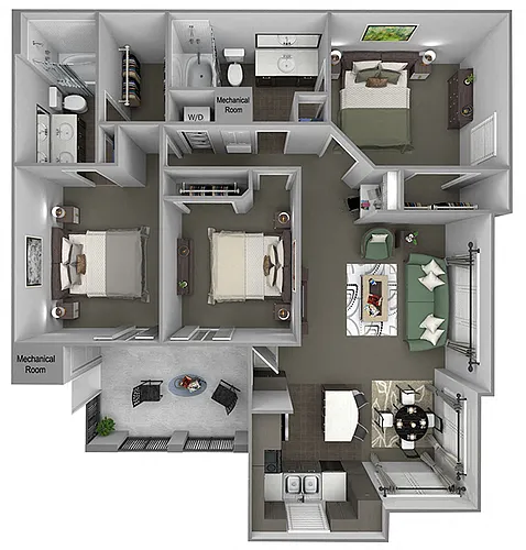 Floor plan C1a (Madrone)