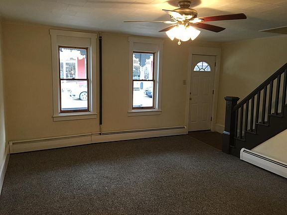 Living room looking towards the front entrance.