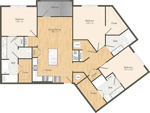 Floor plan C01