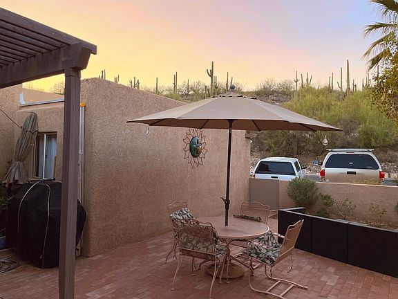 Patio table, chairs, patio furniture, gas grill