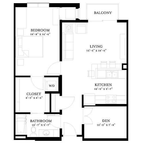 Floor plan The Mill