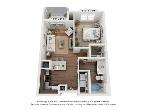 Floor plan A1R